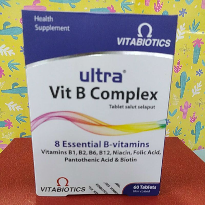 Jual ULTRA VIT B COMPLEX VITABIOTICS 60 TABLET | Shopee Indonesia