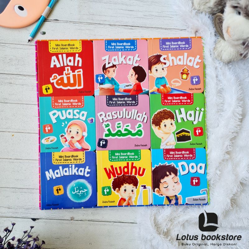 Jual Seri Mini Boardbook First Islamic Words - Buku Bayi/Anak Muslim ...