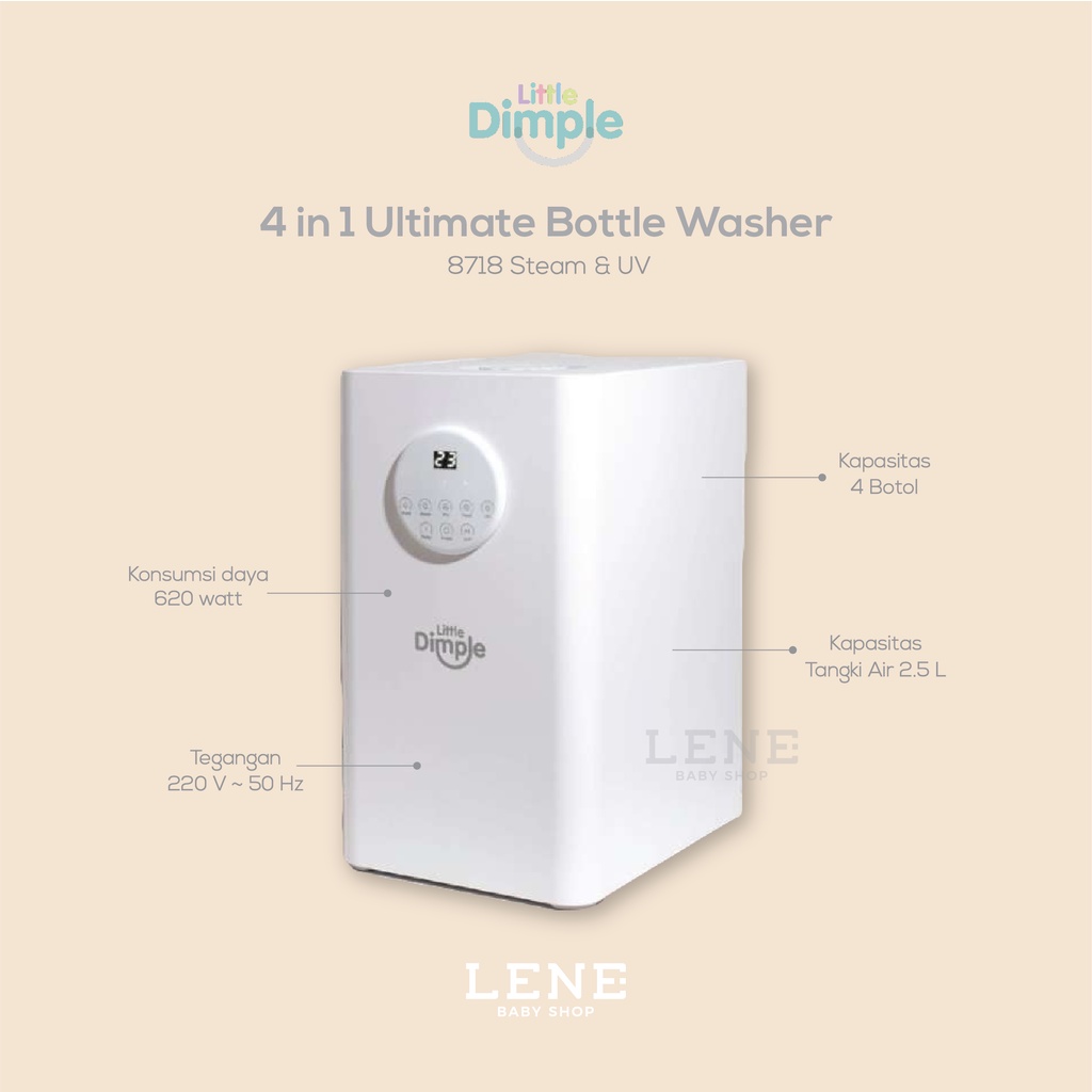 Jual Little Dimple 4in1 Ultimate Bottle Washer | Shopee Indonesia