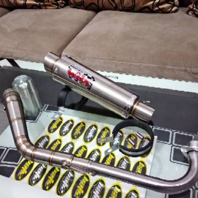 Jual Knalpot Racing Wrx Type Bulat Full System For Jupiter Supra Revo