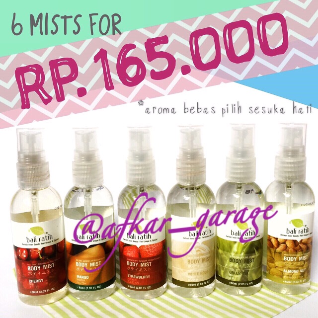 Jual Paket Body Mist 6pcs | Shopee Indonesia