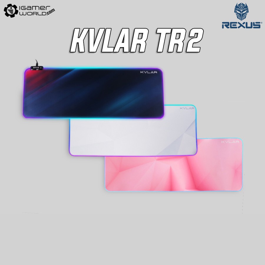 Jual Rexus Tr Kvlar Rgb Led Mousepad Xl Shopee Indonesia