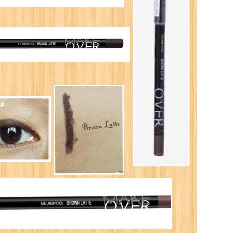 Jual ♣ MakeOver Eye Liner Pencil Brown Latte [1.2 g] ☼ Shopee Indonesia