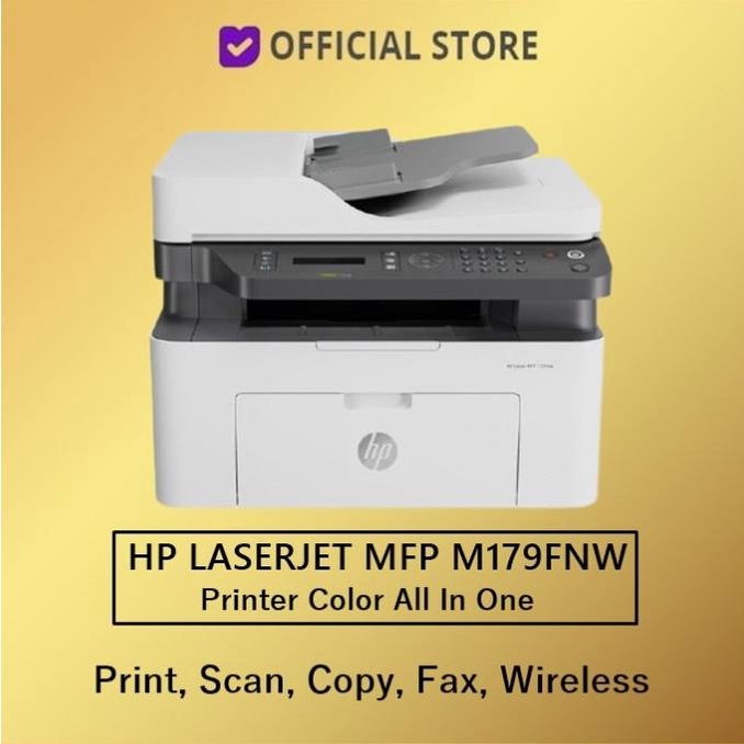 Jual HP LaserJet MFP M179FNW Wireless Color Printer Laser All In One ...