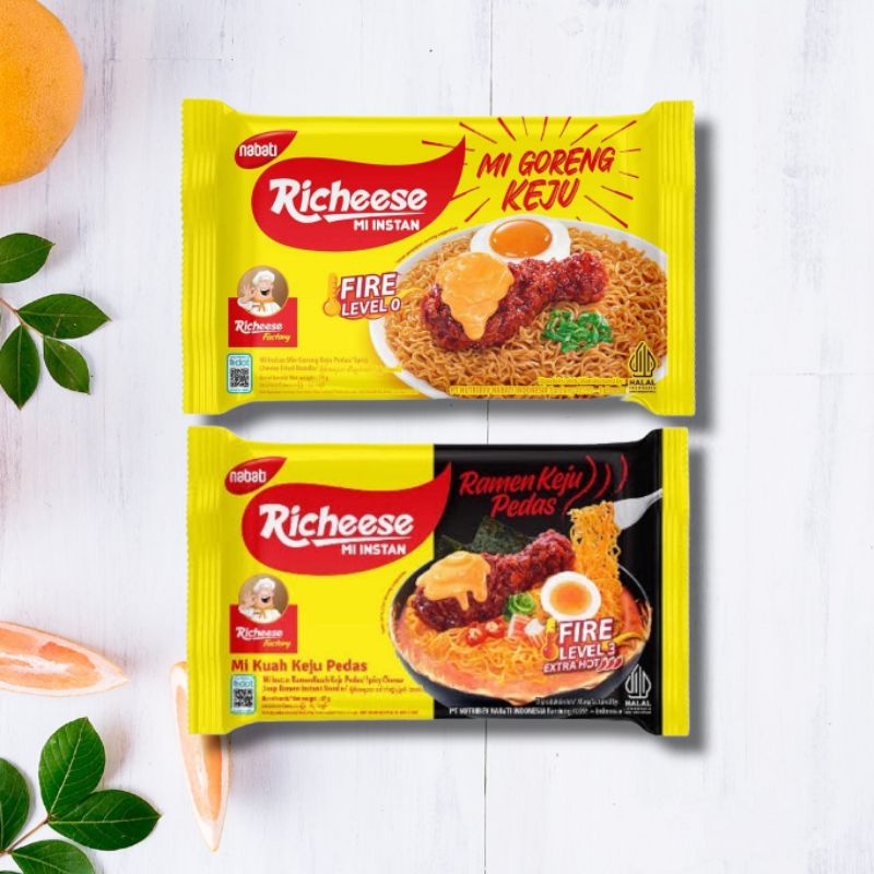 Jual Mie Richeese/Mi Goreng Keju/Mi Goreng Keju Pedas | Shopee Indonesia