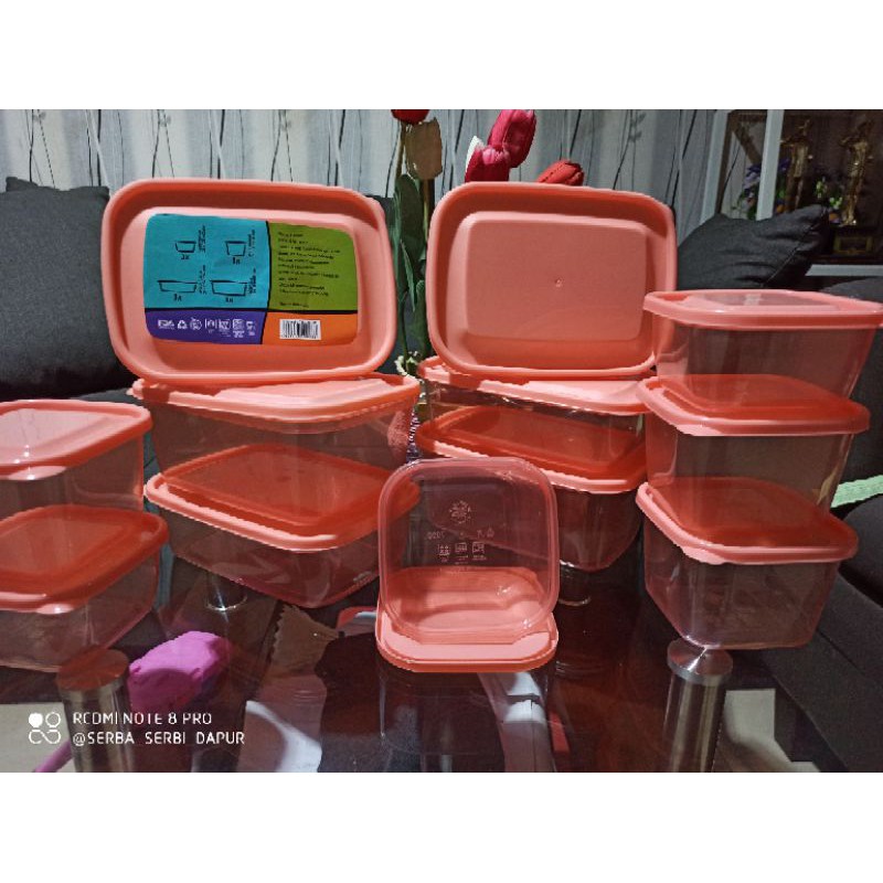 Jual Free Logam Mulia Mini Gold Promo Wadah Penyimpanan Food Container Technoplast Fridge