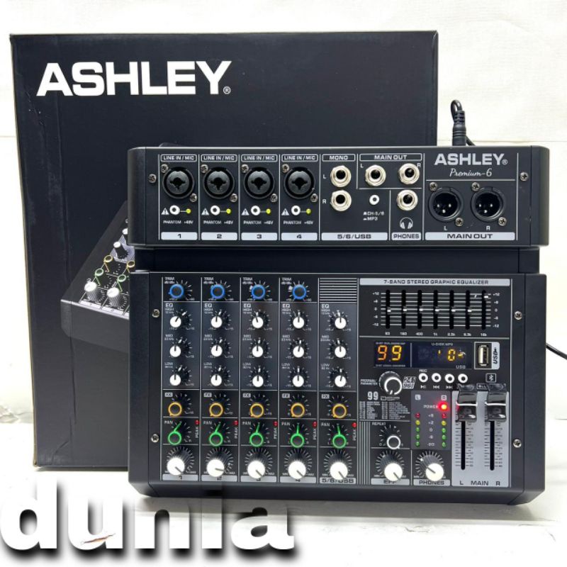 Jual Mixer Ashley Premium 4 Premium 6 Original 4 Reverb4 Reverb6 ...