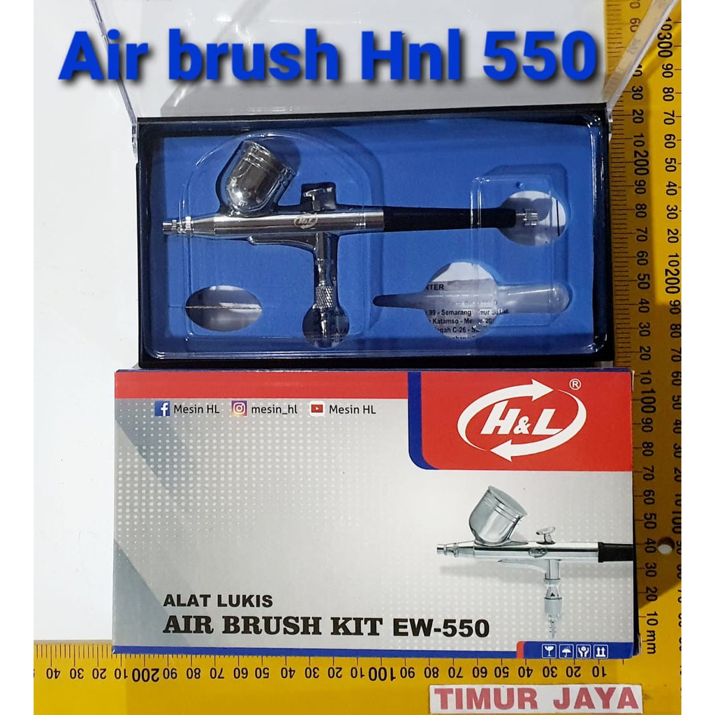 Jual Air Brush Kit Pen Spray Gun Lukis Hnl Ew 550 Shopee Indonesia