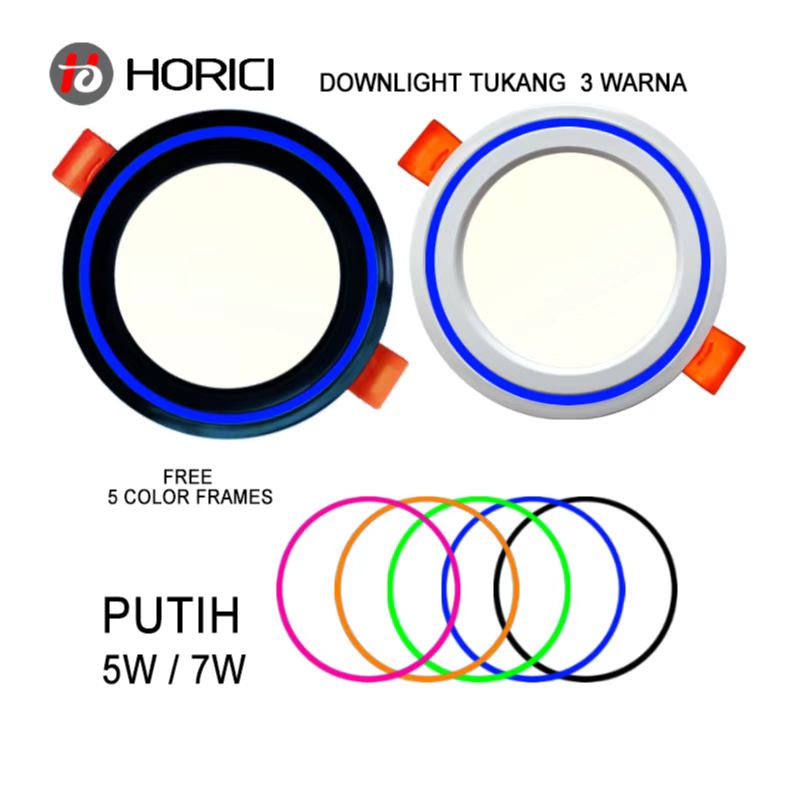 Jual Model Baru Merek Horici Asli Full Terang W W Lampu Downlight Led Plafon Nyala Ada Putih