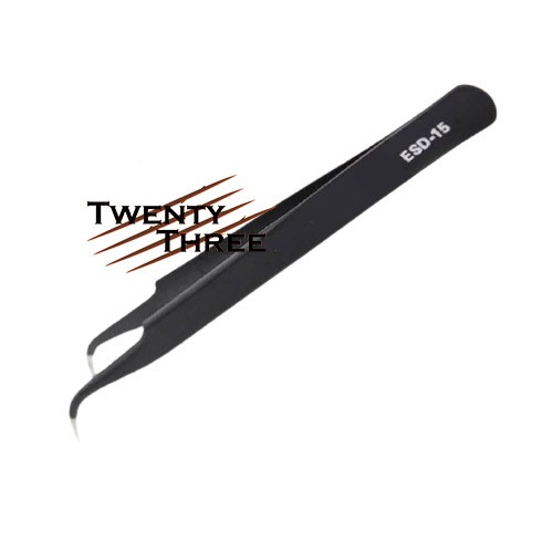 Jual pinset tweezer lurus tumpul ESD-15 ESD15 ESD 15 tweezers mirip ...