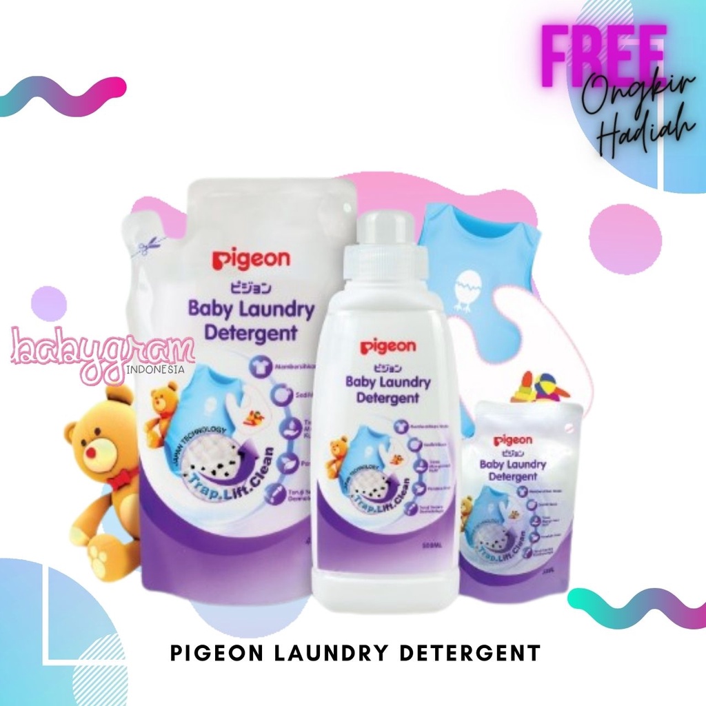 Jual Pigeon Baby LAUNDRY Liquid Detergent Refill 450ml Sabun Cuci Baju ...