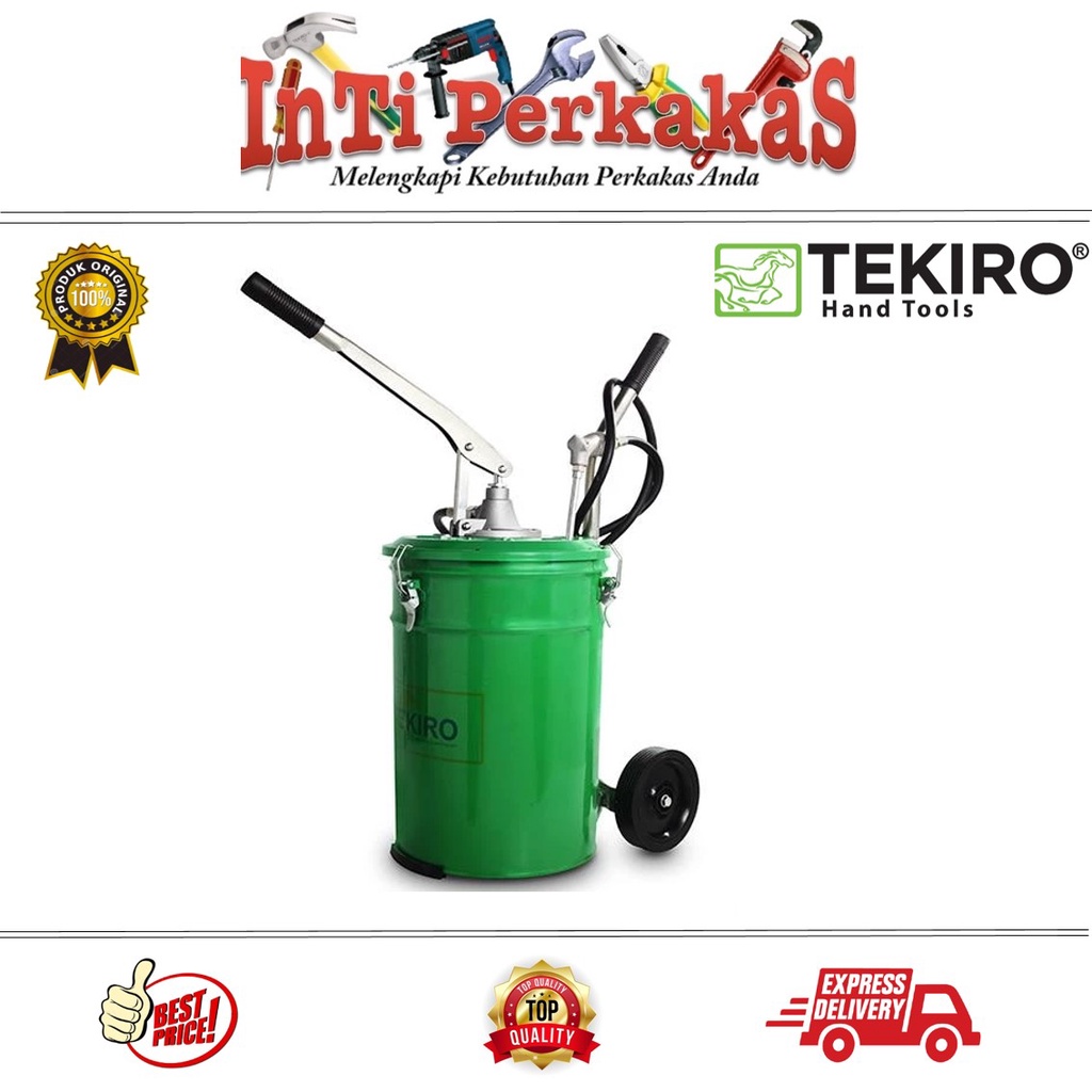 Jual TEKIRO POMPA GEMUK DRUM KOMPRESOR 20 L/HAND GREASE PUMP Shopee