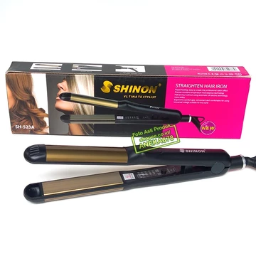 Shinon Sh 523A Lurus Alat Catok Rambut Catokan Curly 523 Keriting