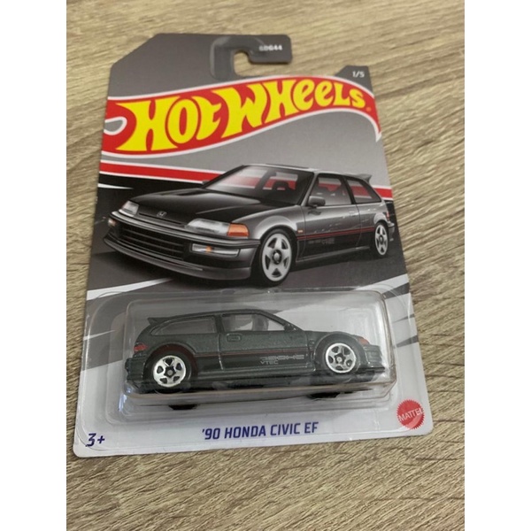 Hot Wheels Honda Civic EF 1990 Verte - Édition 2025 Case K #28 - Modèle 1:64 Diecast
