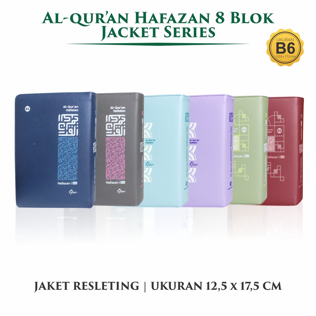 Jual Alquran Kecil Terjemah Ukuran B6 Hafazan 8 Blok Jaket Resleting ...