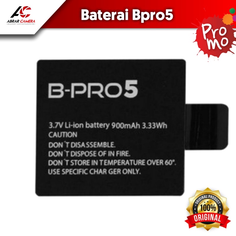 Jual Baterai Kamera BRICA B-PRO5 1000mAh ALPHA EDITION FOR BRICA SJCAM ...