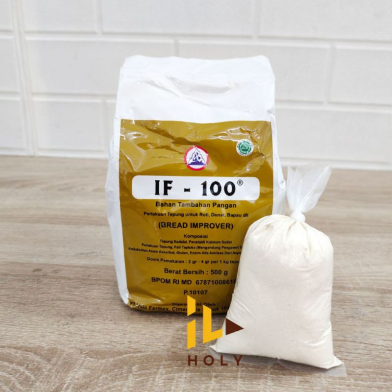 Jual IF-100 Bread Improver (Repack 100gr) / Pengempuk Pengembang Roti ...
