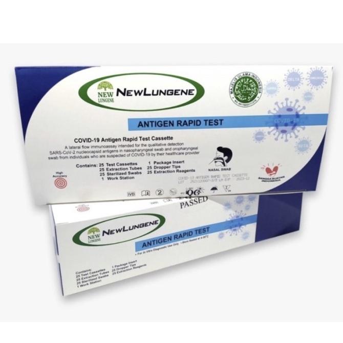 Jual New Lungene Biru Swab Antigen Rapid Test Detect Omicorn Delta Akd Shopee Indonesia