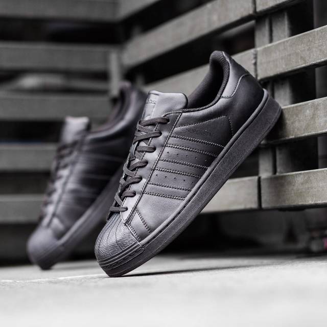 Adidas superstar 2024 full black kaskus