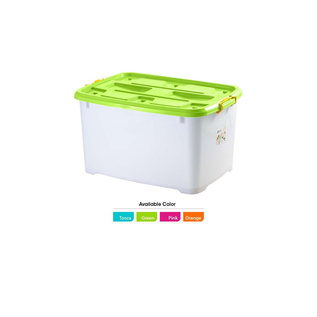 Jual Container box ezy cb 150 liter Kotak penyimpanan dengan roda wadah ...