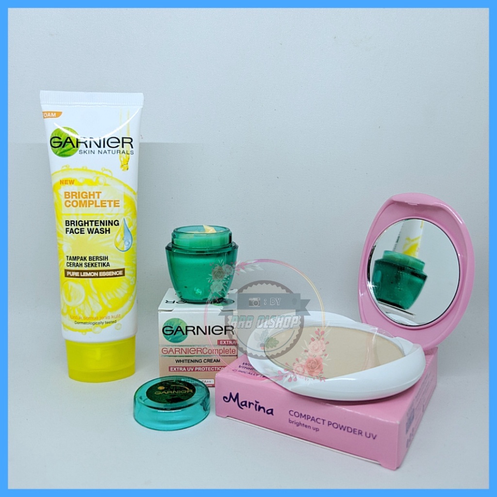 Jual BB _ Paket 3IN1 GARNIER BRIGHTENING FOAM Garnier New Light