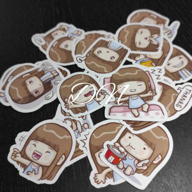 Jual Stiker kertas karakter line misa dialy life 23 pcs sticker ...