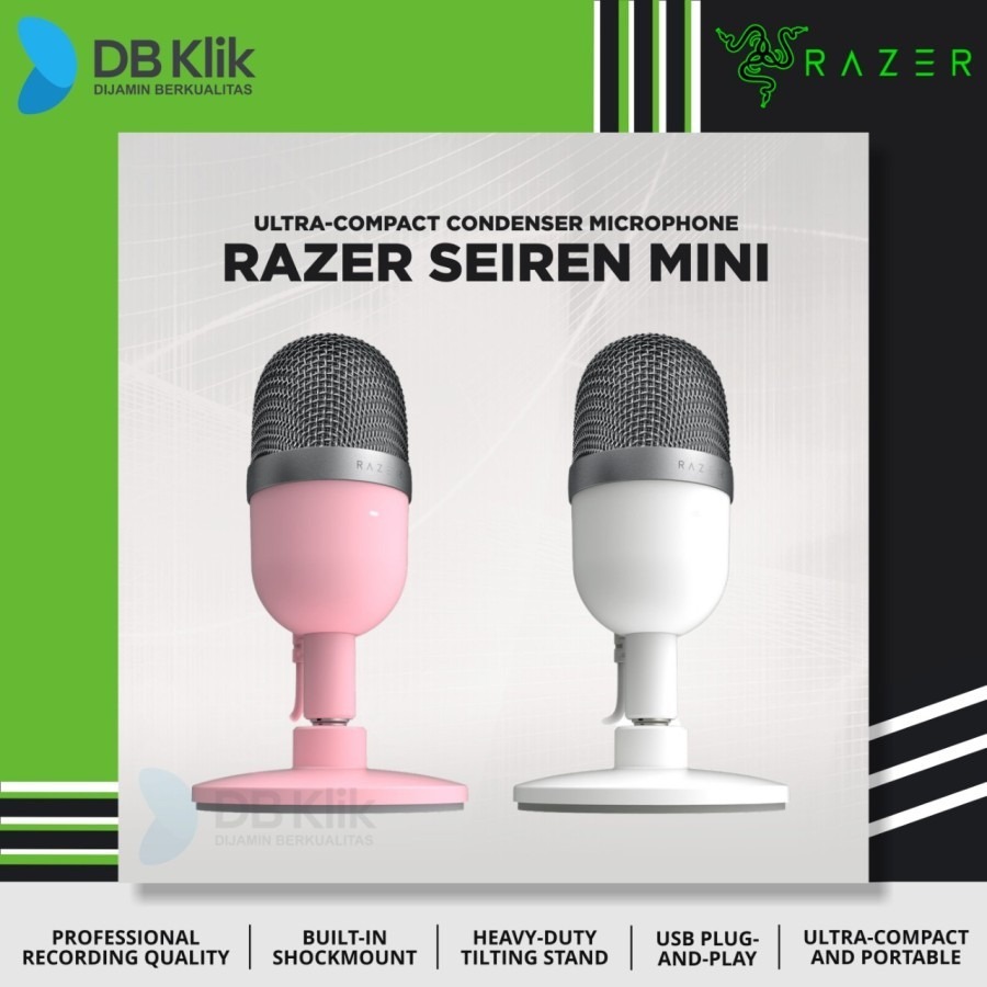 Jual Microphone Razer Seiren Mini Ultra Compact Condenser Wired