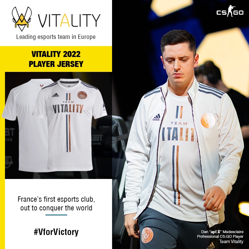 Jual Jersey Gaming Team Vitality (white) | Shopee Indonesia
