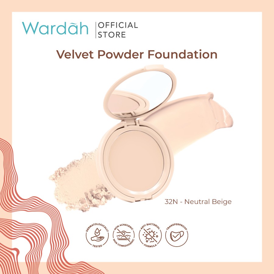 Jual Wardah Colorfit Velvet Powder Foundation SPF20 & Oil Control ...