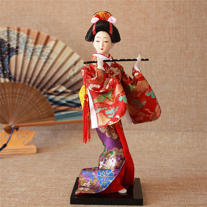 Jual Japanese Doll Patung Pajangan Boneka Geisha Jepang Hiasan