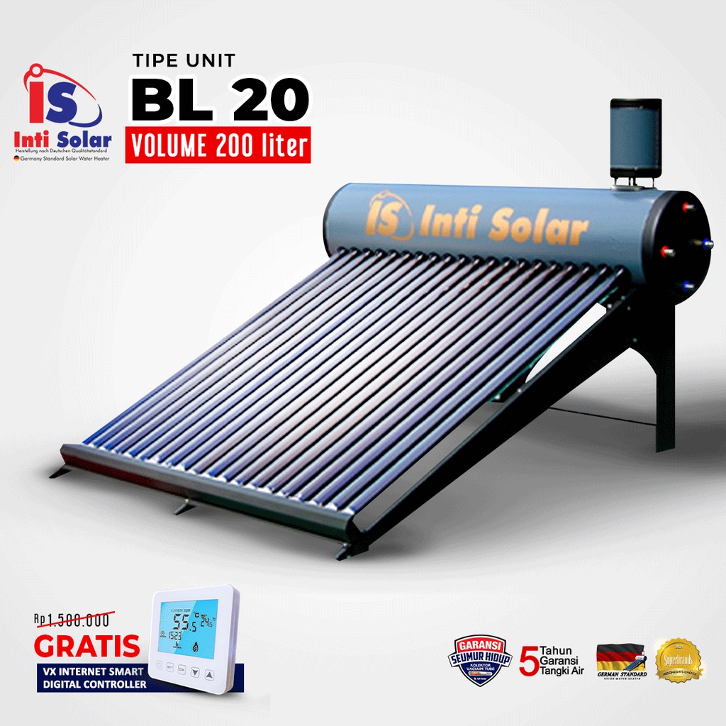 Jual Inti Solar Water Heater Ltr Tipe Bl Pemanas Air Tenaga