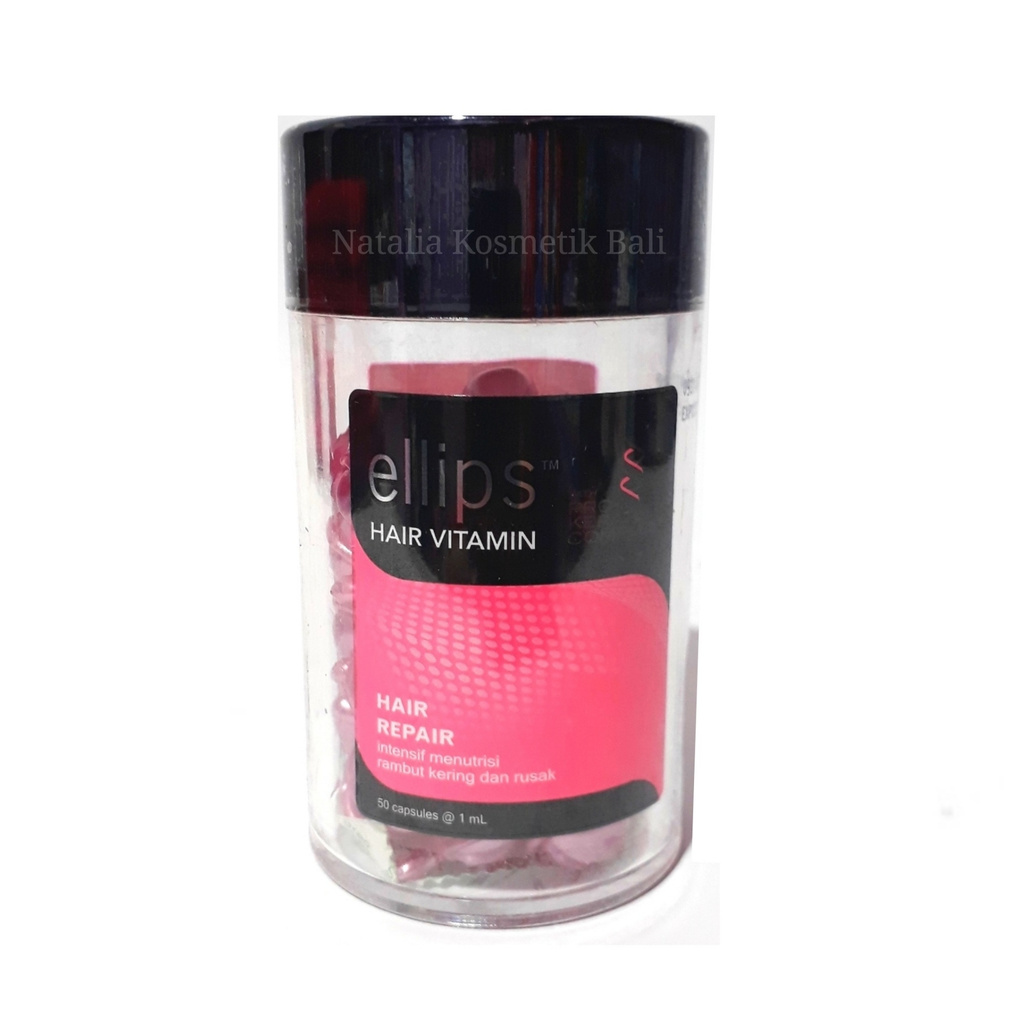 Jual Ellips Hair Vitamin Pro Keratin Complex Isi 50 Kapsul - Keratin ...