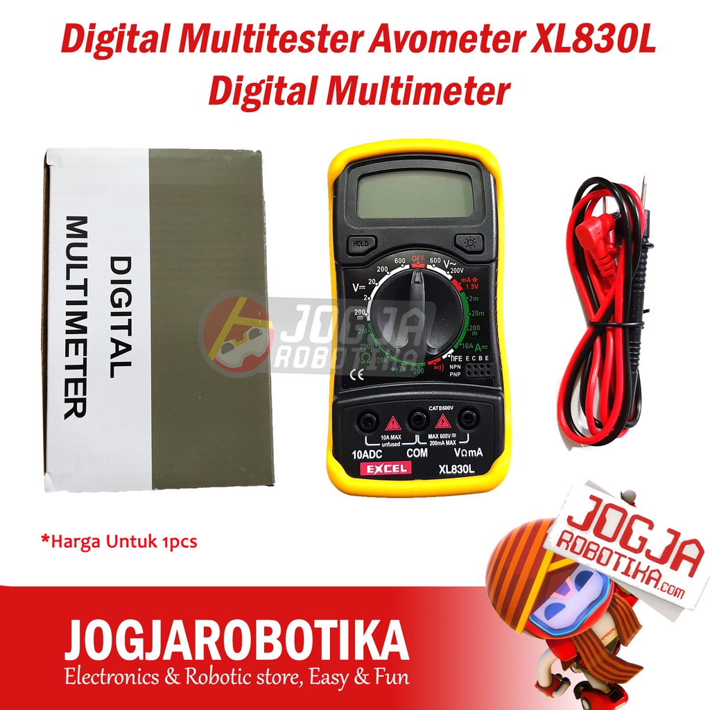 Jual Digital Multitester Multimeter Avometer Digital Excel XL830L Volt