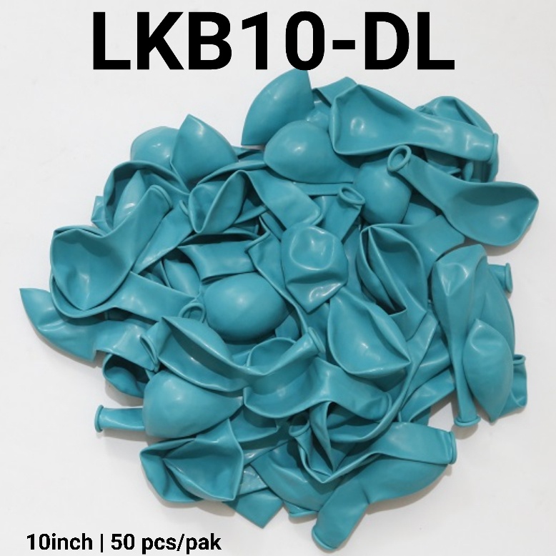 Jual Lkb Dl Balon Latex Inch Pak Isi Doff Tebal Hijau Biru