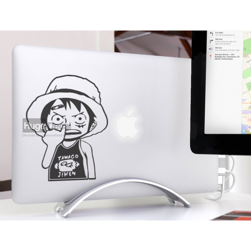 Jual Decal Sticker Macbook / Laptop - One Piece Little Luffy / Luffy ...
