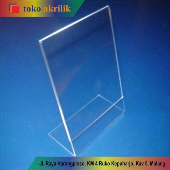 Jual display acrylic stand A4 / akrilik a4 potrait & landscape Shopee