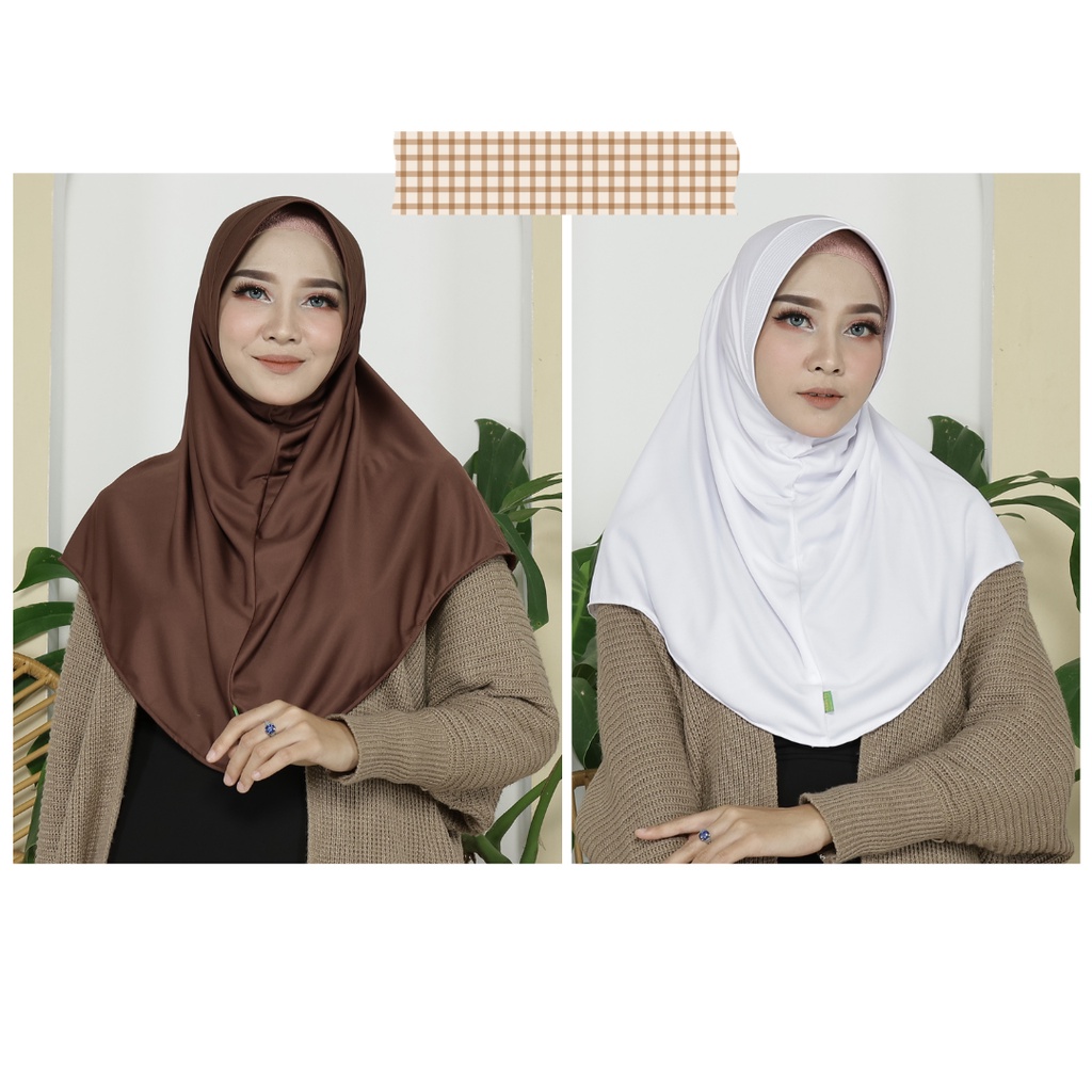 Jual Jilbab Anak Sekolah [4 Ukuran] Hijab Sport Menutup Dada Kerudung ...