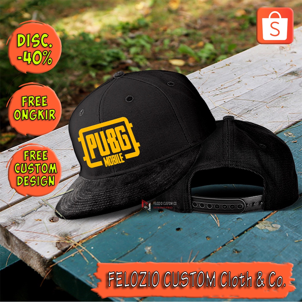 Jual Topi Snapback Caps Sablon Satuan Custom Premium - PUBG Mobile ...