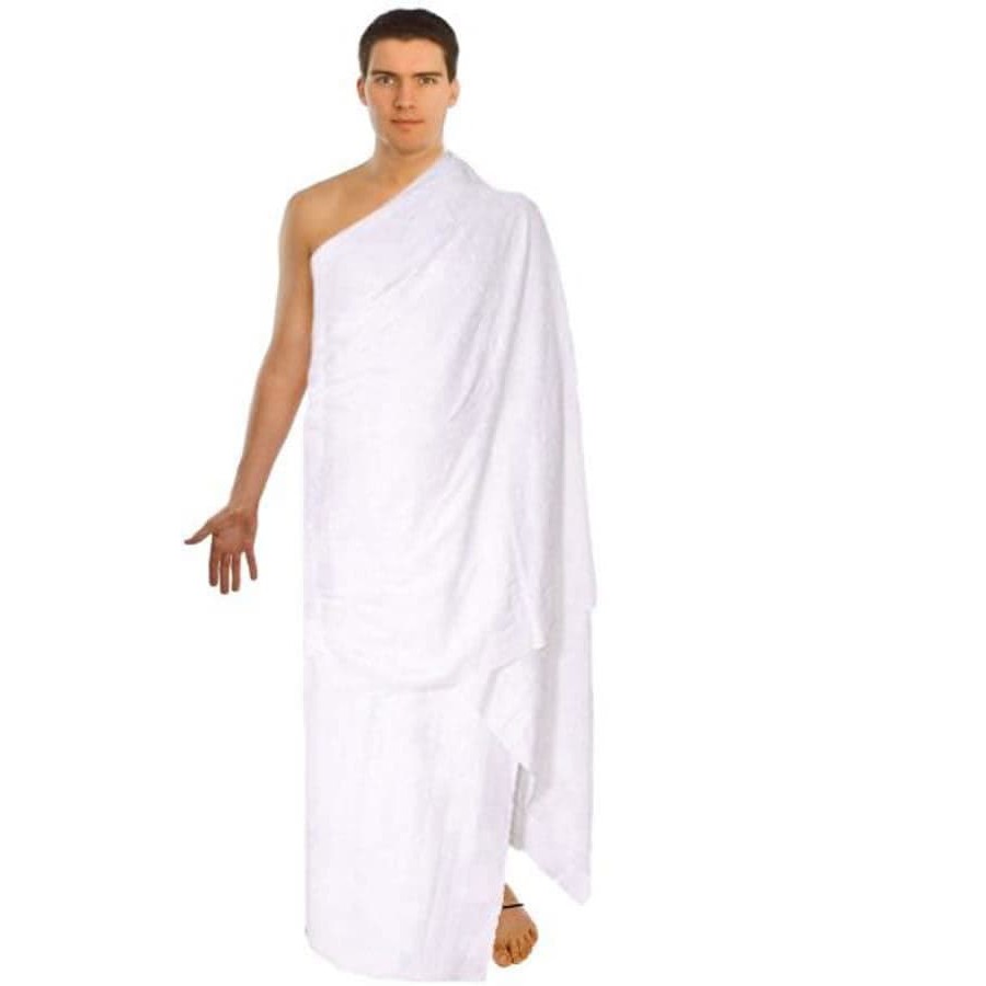 Jual Kain Ihram Baju Ihram Handuk Pria Motif Kotak Shopee Indonesia