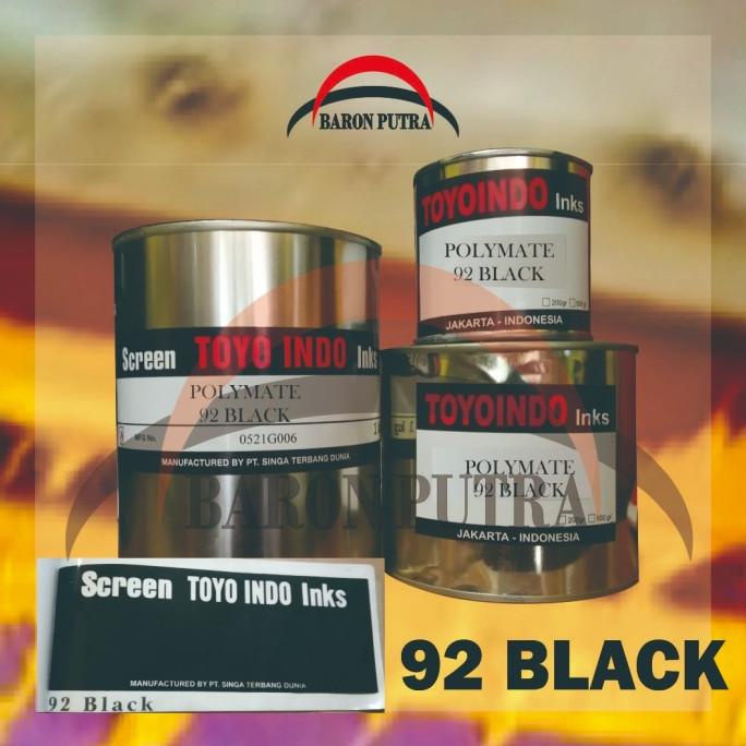 Jual +%+%+%] TINTA TOYO POLYMATE 92 BLACK 500GR (TINTA PLASTIK ...