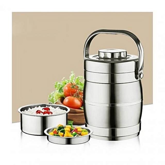 Jual Rantang stainless stell 2,2 liter / handle cooker double layer ...