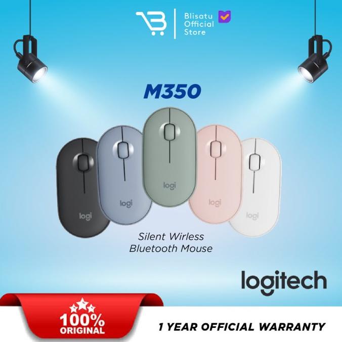 Jual Logitech Pebble Wireless Bluetooth Mouse M350 Termurah | Shopee ...