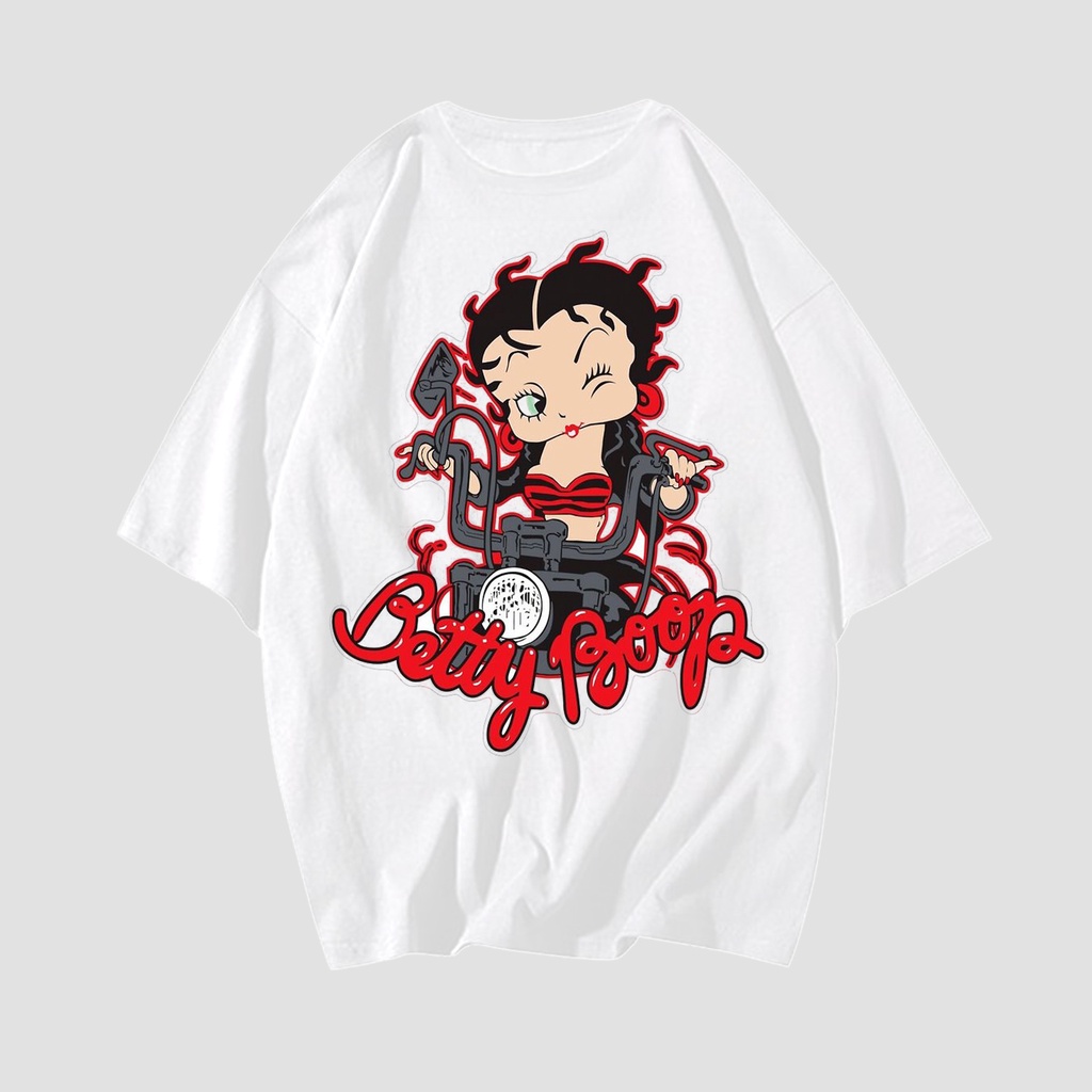 Jual Betty Boop Vintage Style Oversize Tee Shopee Indonesia