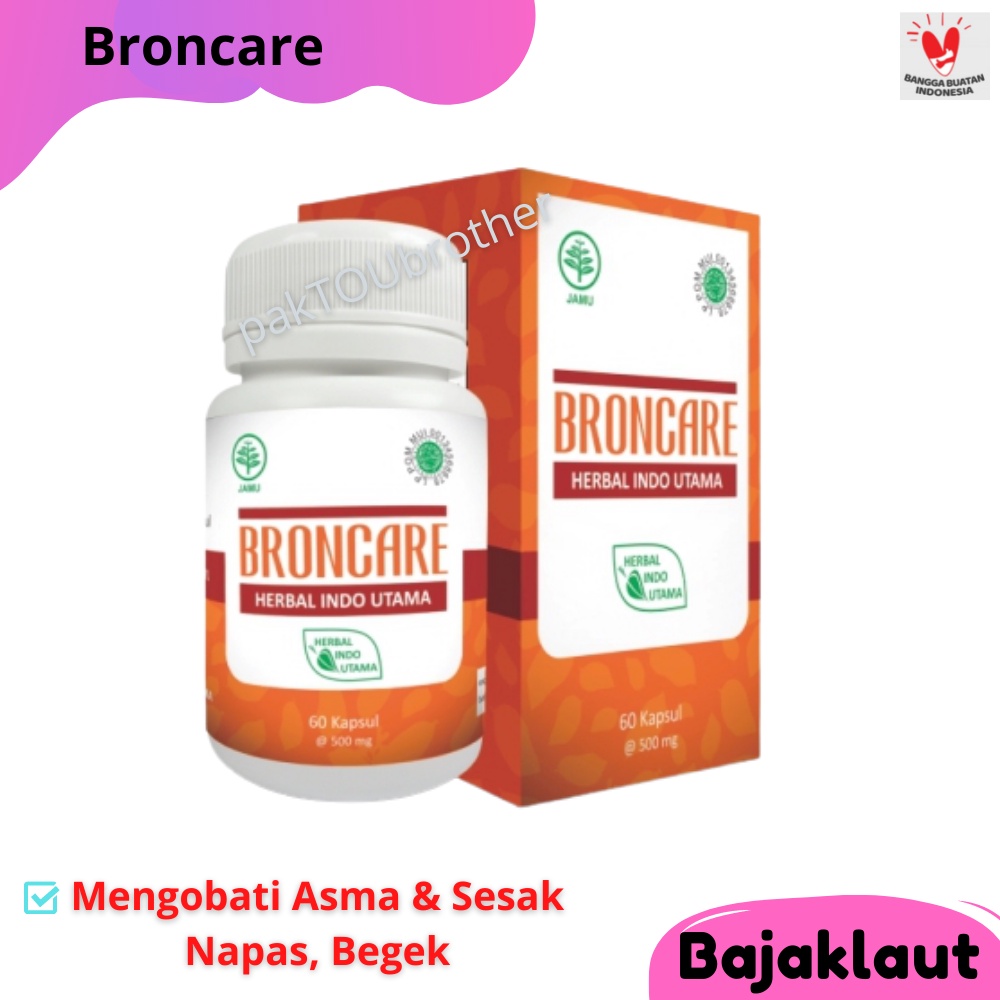 Jual Broncaree Obat ASMA Sesak Napas Dewasa Herbal BPOM Bukan Obat Asma ...