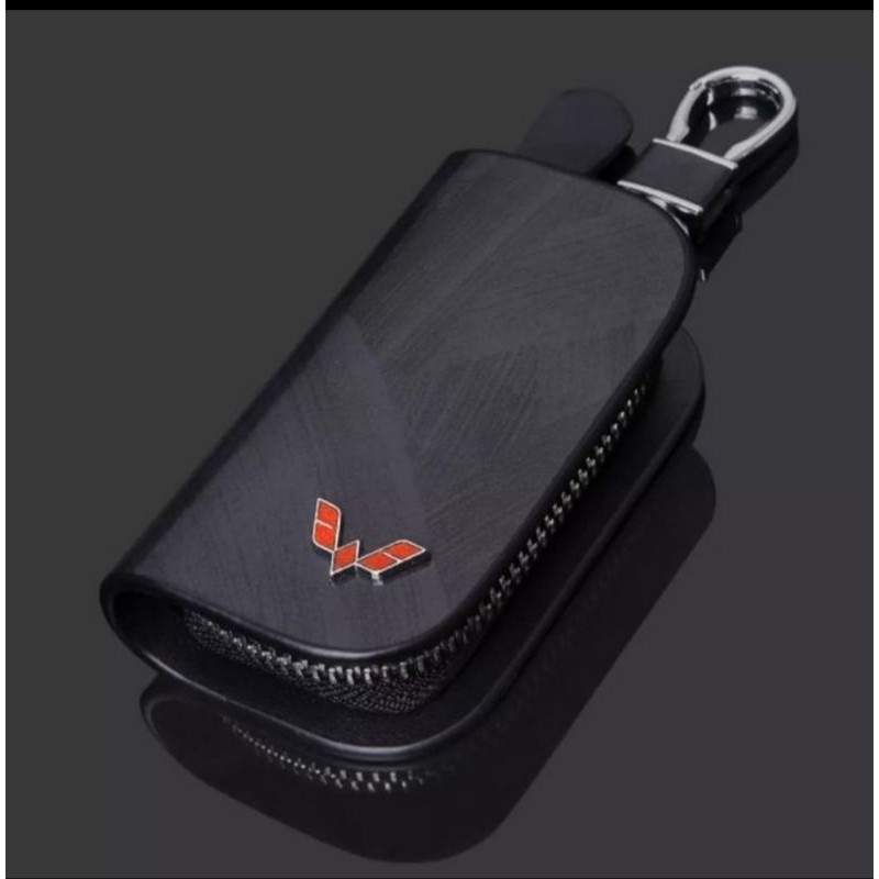 Jual WULING dompet kunci stnk mobil key less smart key motif wood ...