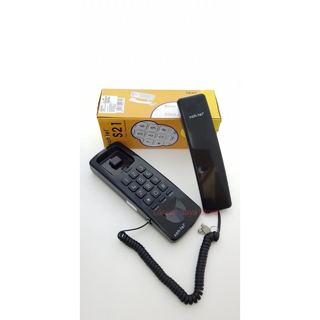 Jual 41Tfjd Cable Phone Resmi Sahitel S-21 (Hitam) Telepon Kabel ...