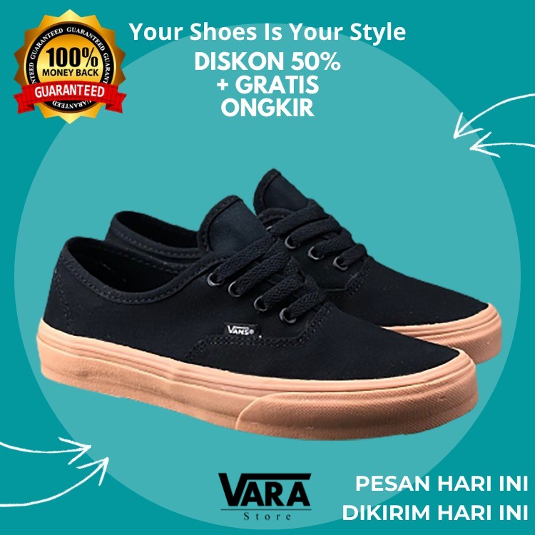 Vans authentic clearance california black gum