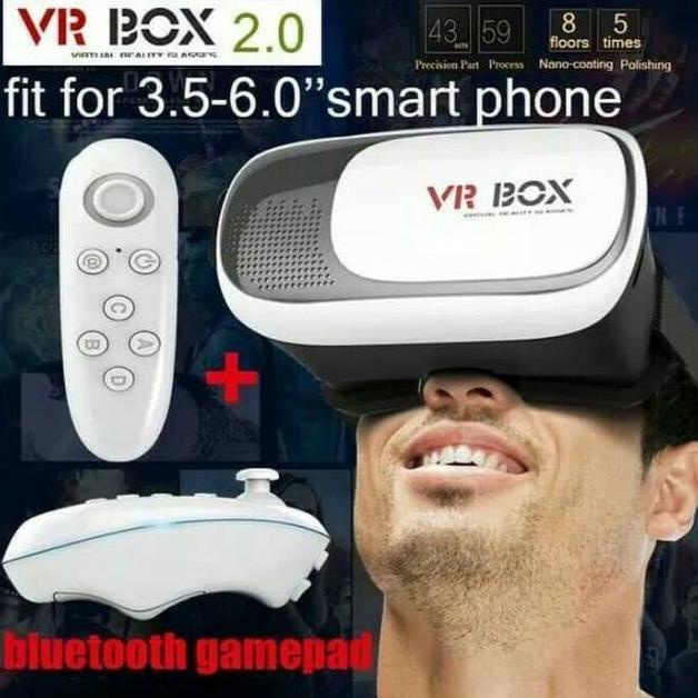 Jual Vr Box 2.0 Plus Remote Joystick Bluetooth (Promo) | Shopee Indonesia