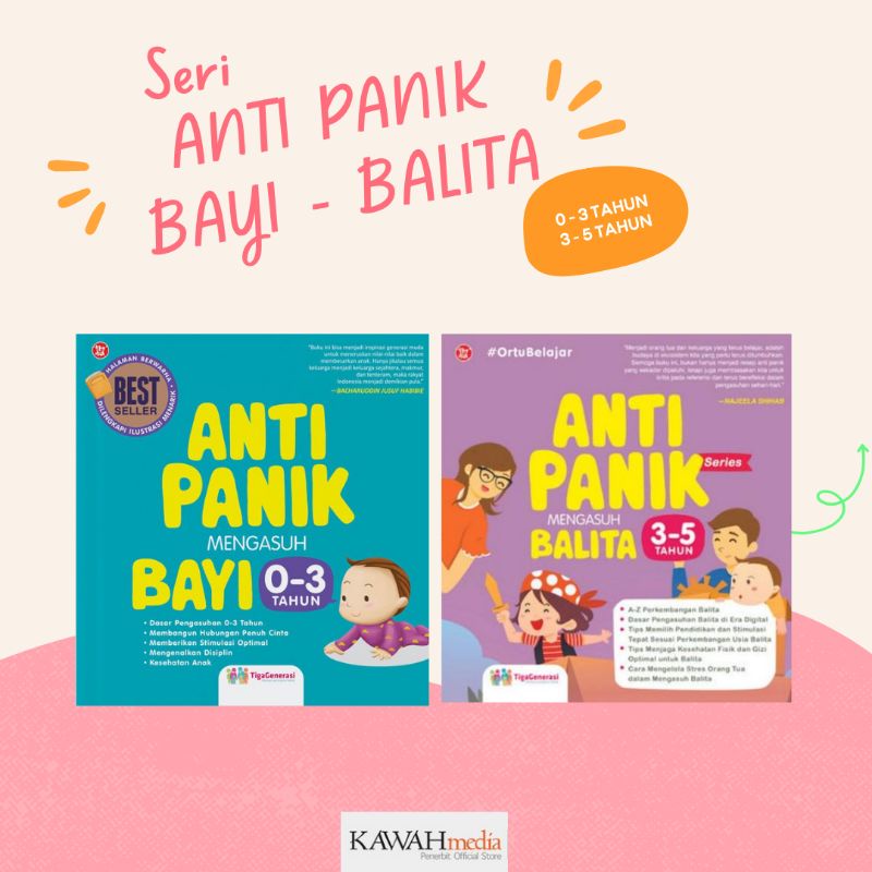 Jual SERI BUKU ANTI PANIK MENGASUH BAYI 0 -3 TAHUN / BALITA 3 - 5 TAHUN ...