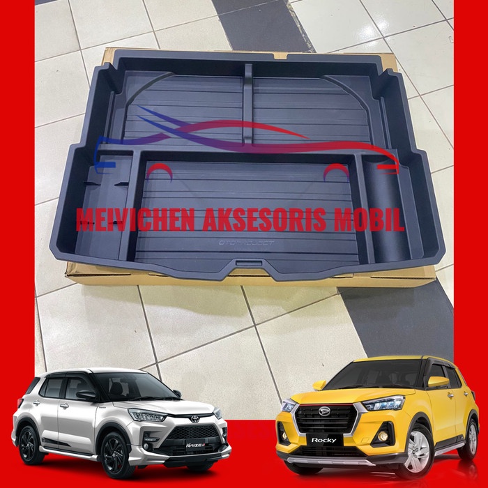 Jual Rear Trunk Organaizer Box Bawah Mobil rocky raize 2018 2021